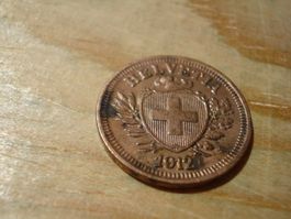 (D1) Départ 1 CHF 1 Rappen 1912