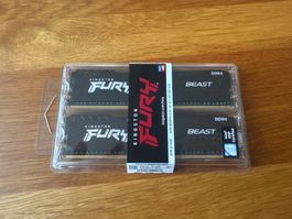 Kingston Fury 2x16GB RAM DDR4 3600MT CL18