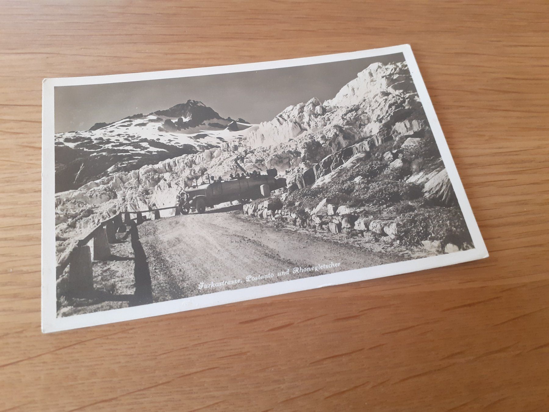 Cartes postales: FURKASTRASSE - OFFENER POSTAUTO OLDTIMER - RHONE GLETSCHER – D'occasion à Winterthur par Ornyx7