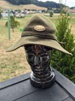 2Filzhüte Damen/Herren oliv Grösse 58 mit Hirschmotiv