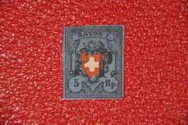 15II Rayon I ohne Kreuzeinfassung gestempelt