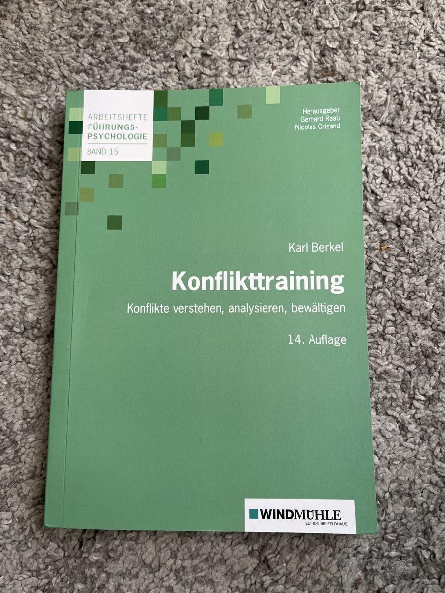 Libri: Konflikttraining, Karl Berkel – Usato da St. Gallen venduto da Baao