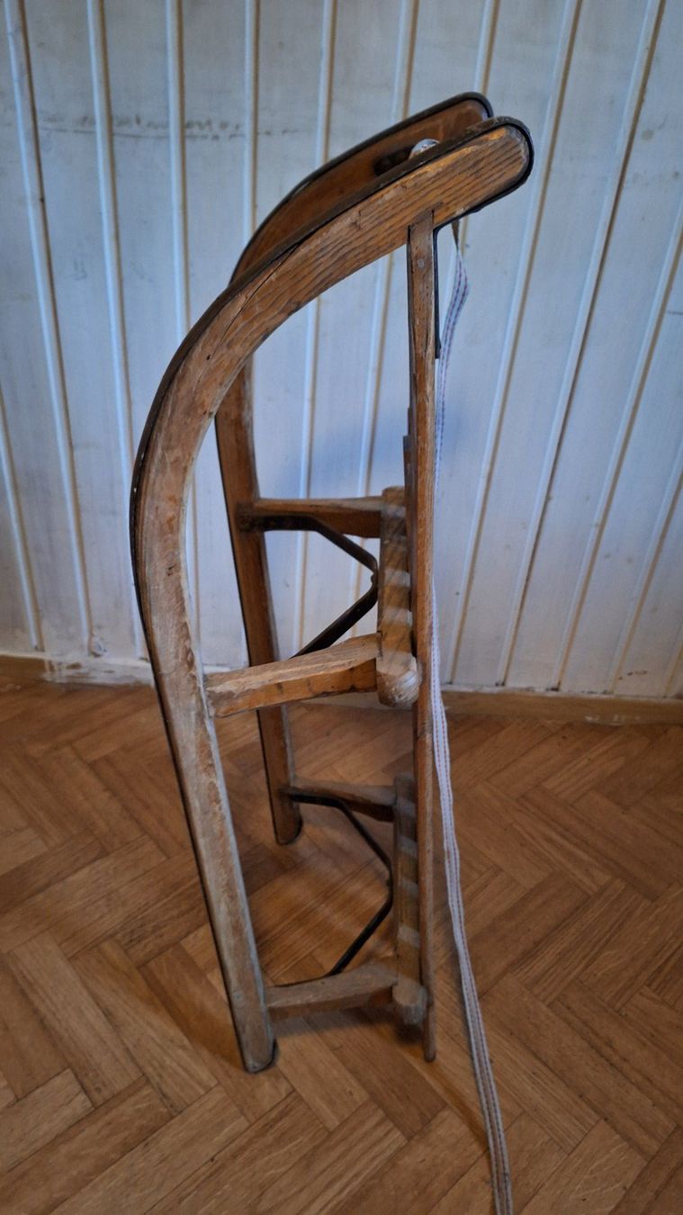 Xilografie: alter Davoser Holz Schlitten – Usato da Dornach venduto da majo8689 3