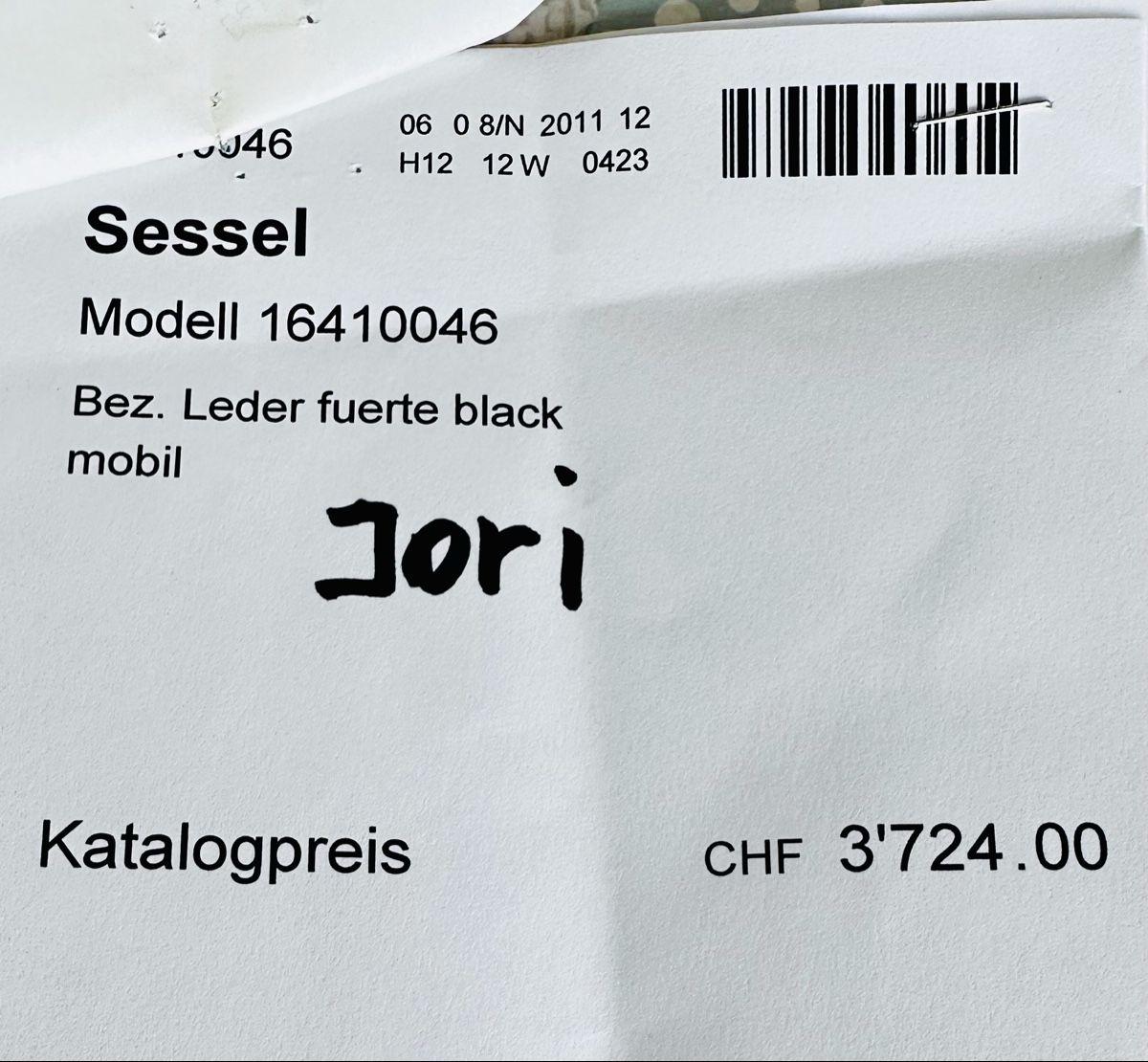 Jori Fauteuils: Ledersessel Jori schwarz   – D'occasion à Zürich par rim_82zs 2