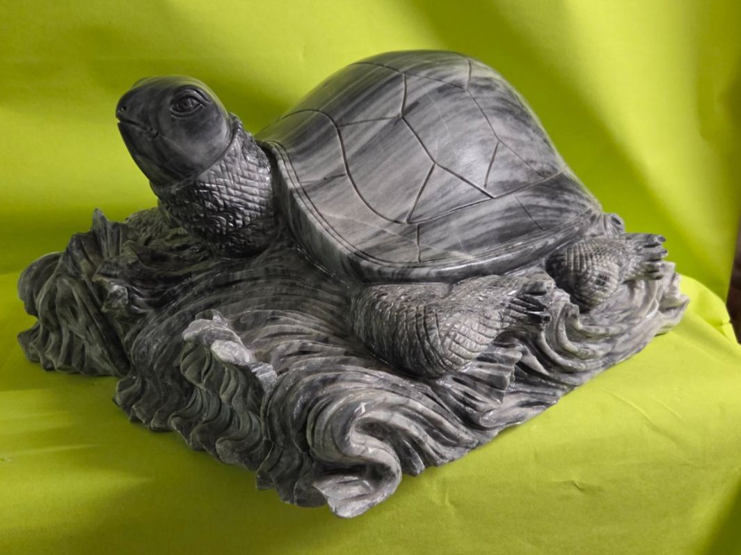 Sculture & Statue: Massive Schildkröte aus Marmor – Nuovo (secondo la descrizione) da Roggliswil venduto da Mabelco 1