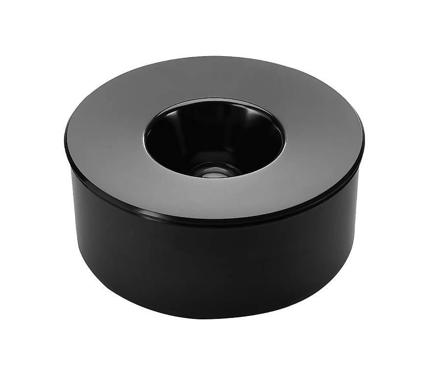 Portacenere: 6 Stk. neue Durable Aschenbecher in schwarz – Usato da Necker venduto da liq24