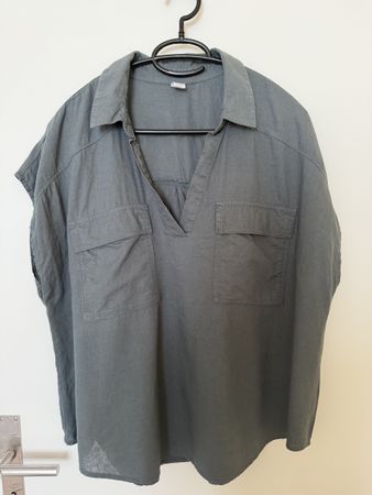 Old Navy Hemdbluse kurzarm Olive Gr. XL Sommer