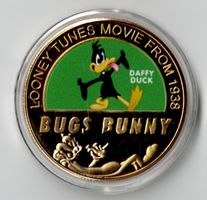 Looney Tunes Movie From 1938_Daffy Duck_Gedenkmedaille
