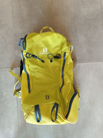 Zaino Salomon X ALP 23L escursionismo colore giallo usato