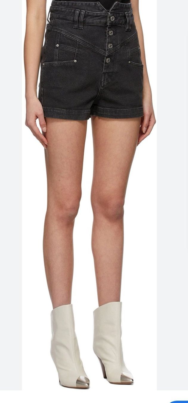 Isabel Marant Jeans: Isabel Marant Diroysr Short black denim 36 – Neu (gemäss Beschreibung) aus Fehraltorf von freeform2020