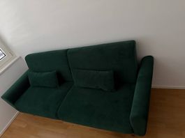 Schlafsofa Grün wie NEU