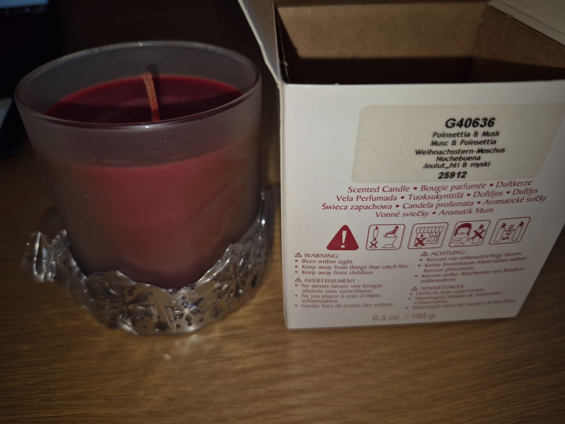 Partylite Candele: Partylite Weihnachsstern Moschus – Nuovo (secondo la descrizione) da Buttikon SZ venduto da sefa02 2
