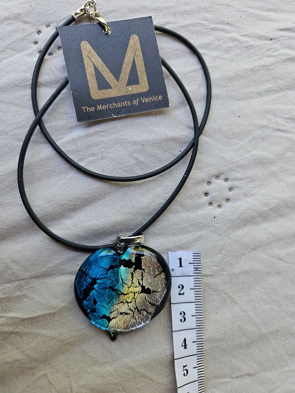 Murano Catenine: Echter Murano Glas Anhänger mit Kette – Usato da Gränichen venduto da Zmoonlight 1