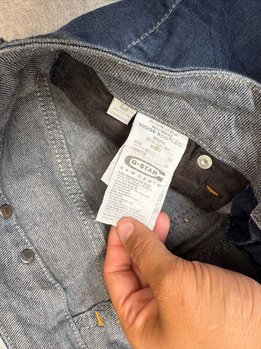 G-Star Jeans: Vintage G-Star Bootcut Flared Jeans (M) – Usato da Werdenberg venduto da hase.vintage 5