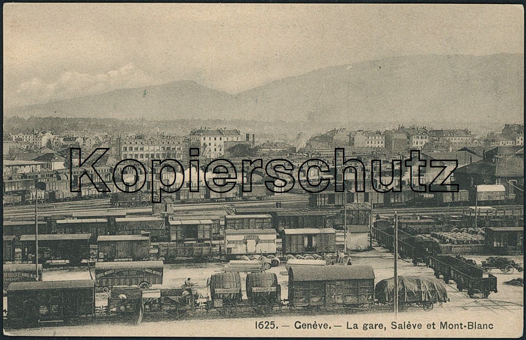 Cartoline postali: GES Genève - Bahnhof - Bahn – Nuovo (secondo la descrizione) da Schindellegi venduto da leecollect