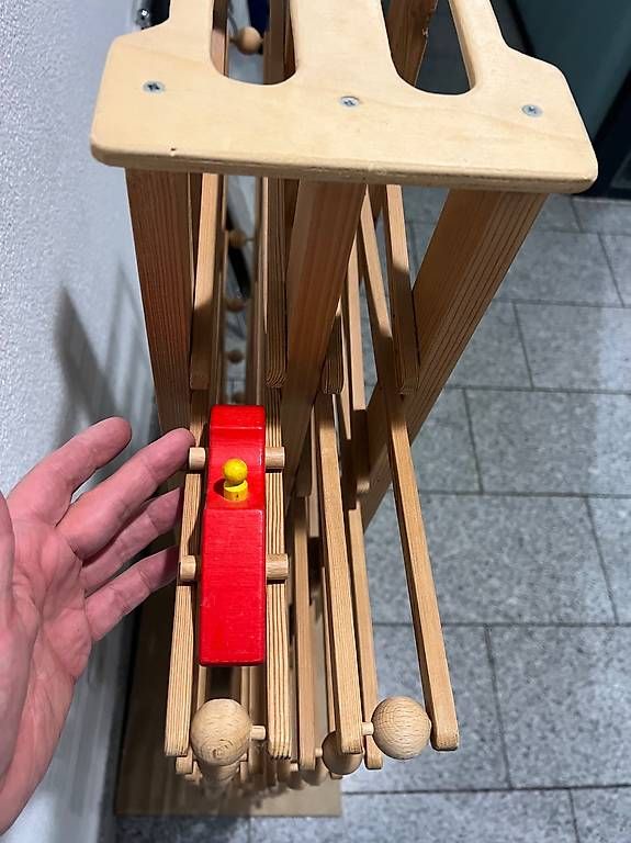 Giocattoli: Doppel-Kugelbahn aus Holz 120cm – Usato da Zürich venduto da m4m3m2m1 1