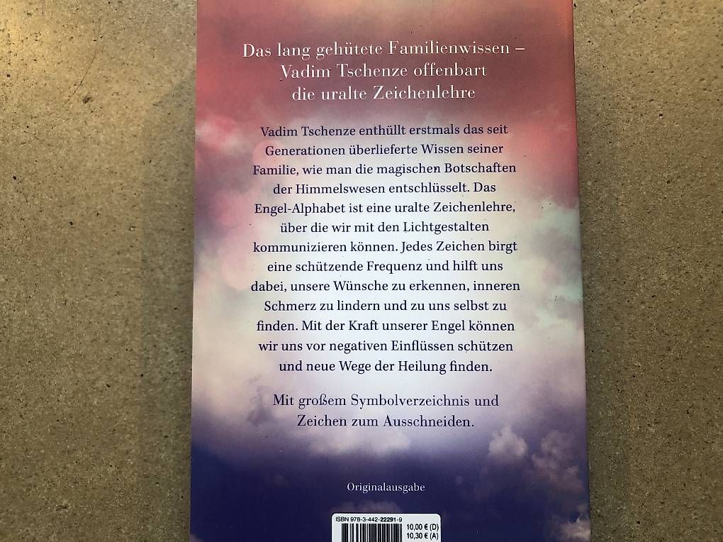 Bücher: Buch Engelalphabet Vadim Tschenze – Gebraucht aus Madiswil von e4a 1