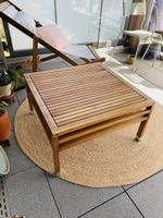 Magnifique table, bois massif pour extérieur