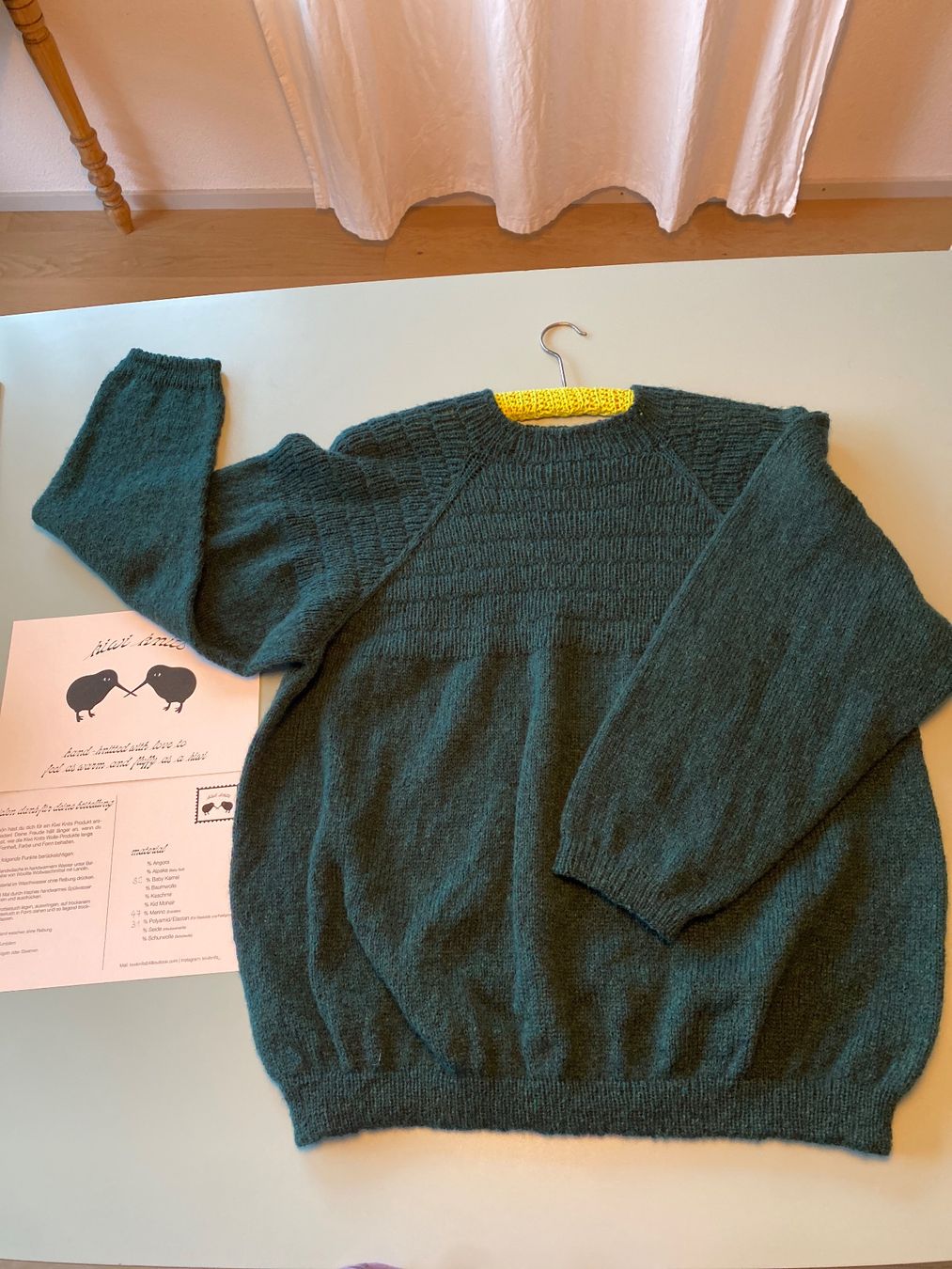 Maglioni & Felpe: Pullover, handgestrickt, verde bottiglia 46 – Nuovo e nell'imballaggio originale da Zürich venduto da echt01 1