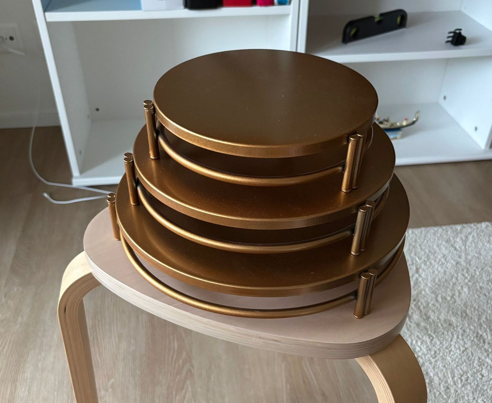 Tutte le decorazioni: 3er Set Dekoständer / Cake Stands Gold-Bronze – Usato da Trimbach venduto da fro_2ztm