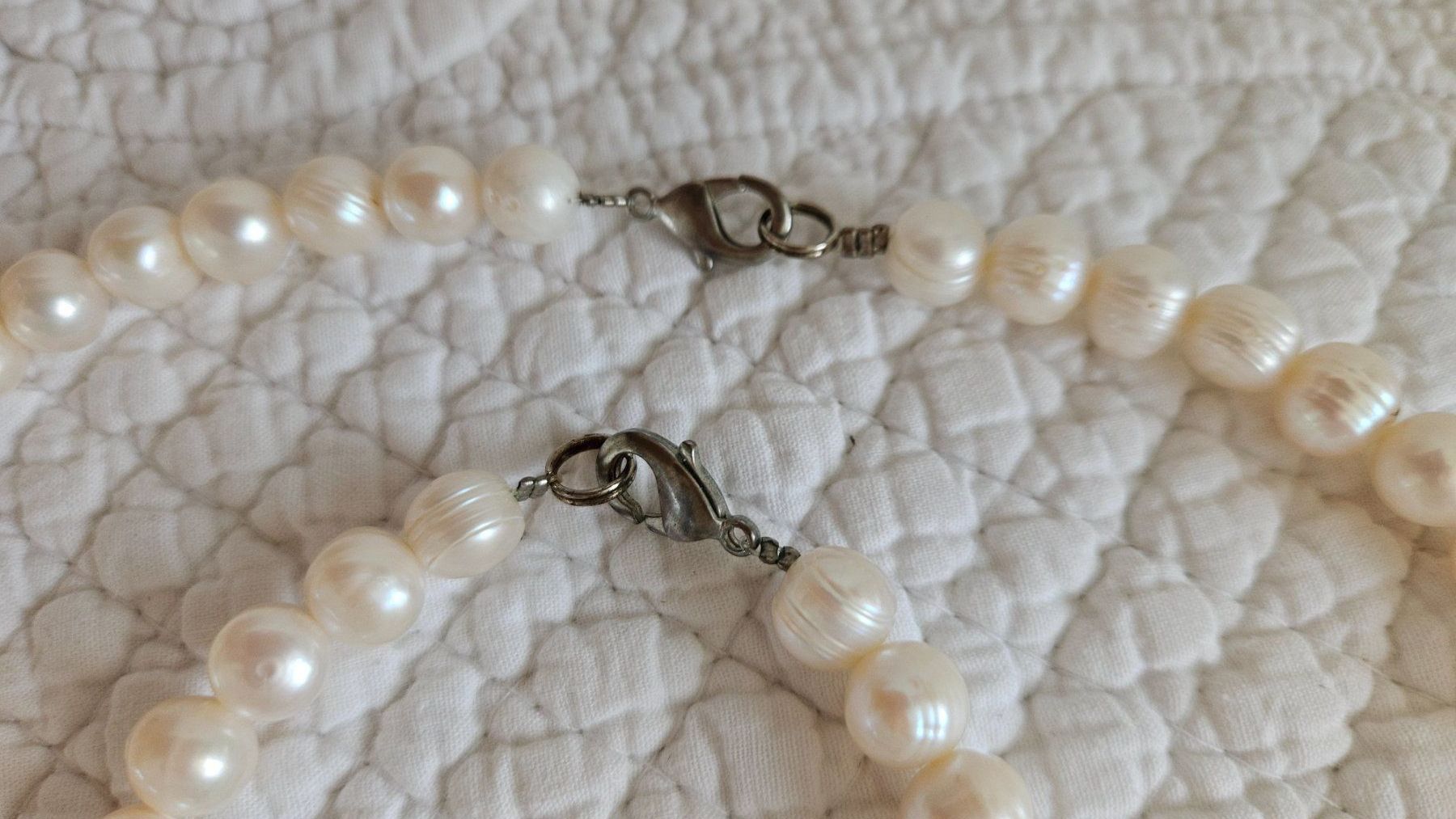 Altri gioielli: Süsswasser Perlenkette & Armband mit Strass Perlenset – Usato da Gossau ZH venduto da fashiontwo 3