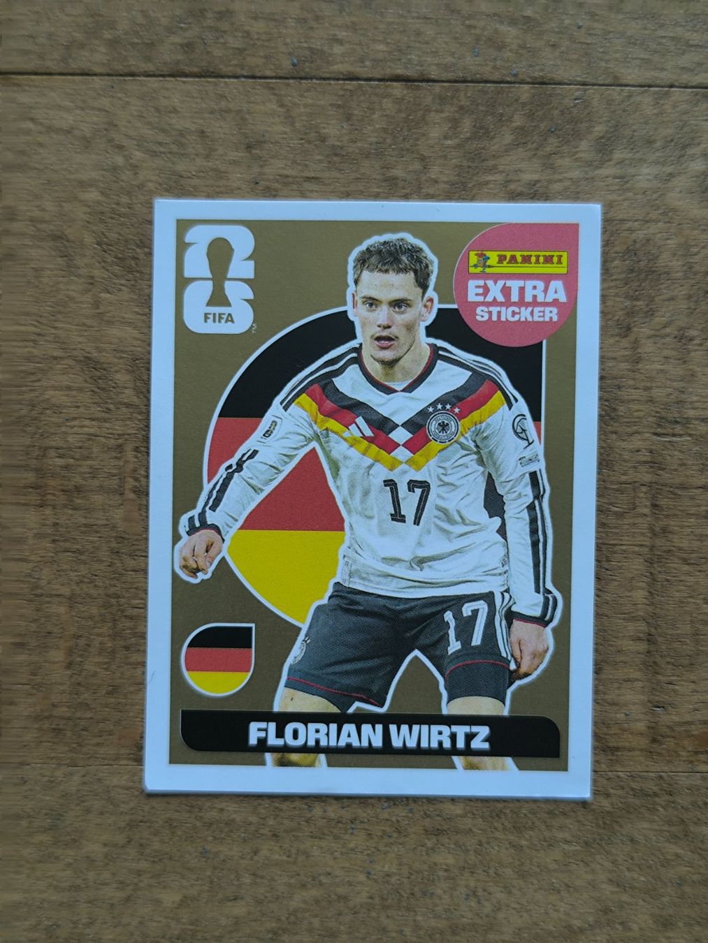 Panini Carte collezionabili: FIFA 2026: Extra Sticker Florian Wirtz Gold – Nuovo (secondo la descrizione) da Yverdon-les-Bains venduto da lolette2006