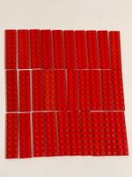 Lego - 30  rote zweierplättli 8 x 2