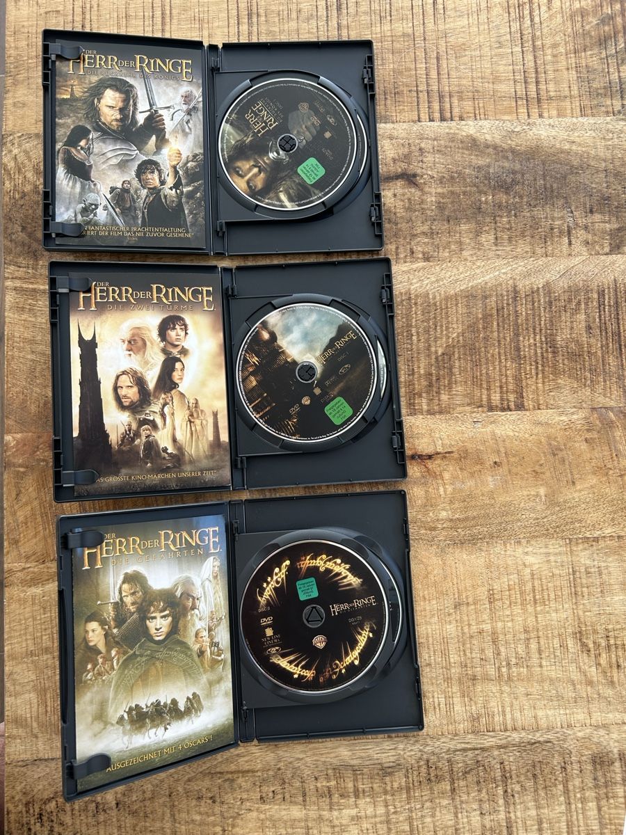 Tutti i DVDs: Herr der Ringe Trilogie DVD Set – Usato da Fällanden venduto da Ed-Thomi 1
