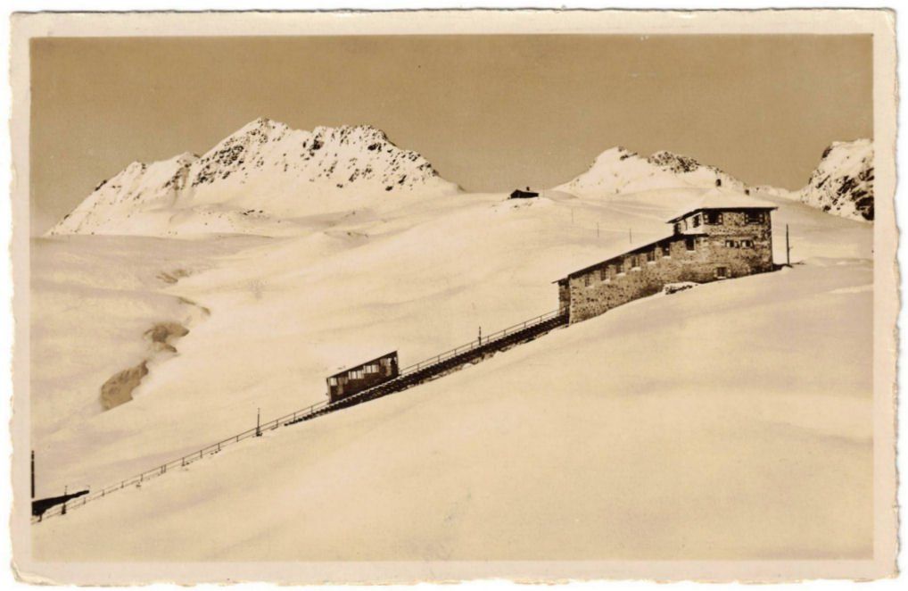 Ansichtskarten: St. Moritz - Standseilbahn Corviglia – Gebraucht aus Binningen von Mountainrider