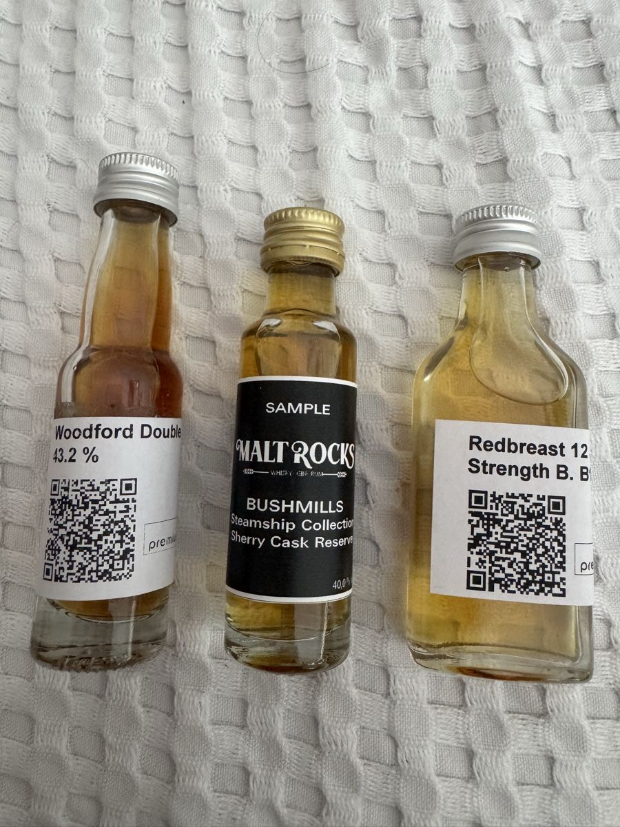 Bevande alcoliche: 3 tolle Sampler Whisky – Nuovo e nell'imballaggio originale da Hergiswil NW venduto da wert721