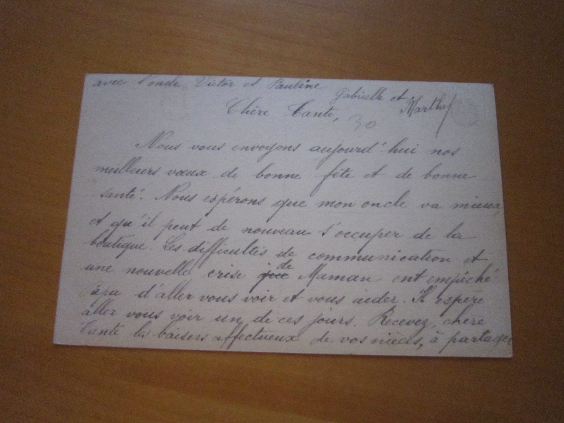 Cartoline postali: No 3 antike Postkarte La Chatte – Usato da Gordola venduto da Polentaefung 1
