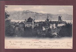 LAUSANNE - Château - Cathédrale - 1899