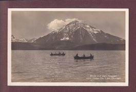 GUNTEN - Hotel du Lac - Blick auf Niesen - Boot