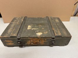 Alte Original Armee Munitionskiste Holz