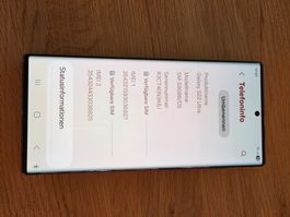 Samsung galaxy s 22 Ultra 5 G + Ladegerät+PowerbunkDal Sim