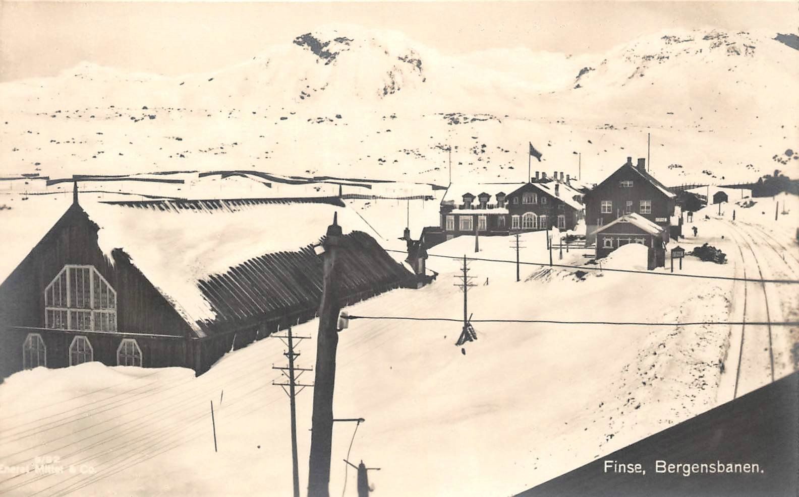 Cartoline postali: 2x Finse Bergensbanen – Usato da Ottikon b.Kemptth. venduto da Neptun1974