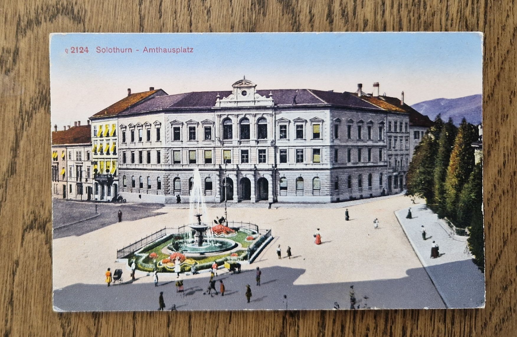 Cartoline postali: Solothurn Amtshausplatz, Feldpost 1917 – Usato da Ebikon venduto da Donar50