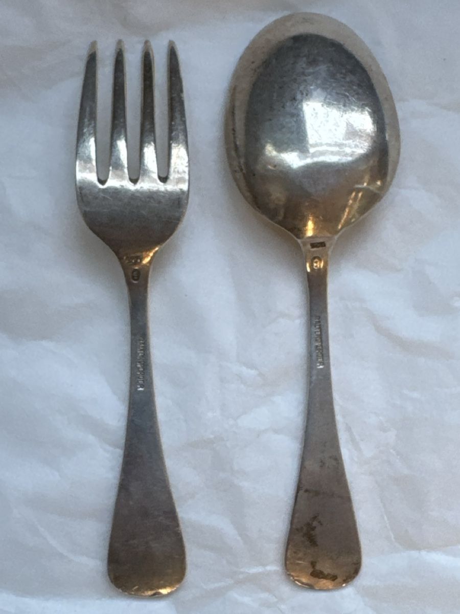Set di posate: Baltensperger Babybesteck Silber 925 – Usato da Zürich venduto da Brockiwelt 2