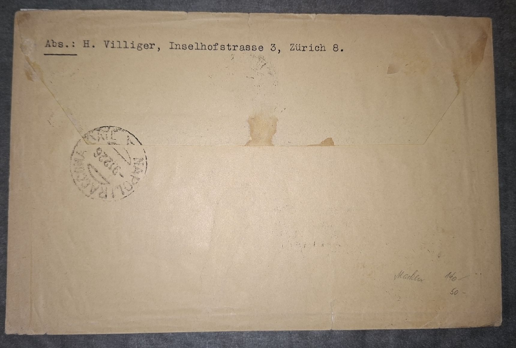 Tutti i francobolli: Flugpost Schweizer Afrikaflug 1926  – Usato da Balgach venduto da SIMEON27 1