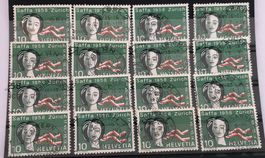 Nr.335 mit VollStempel Einsteckkarte Voll