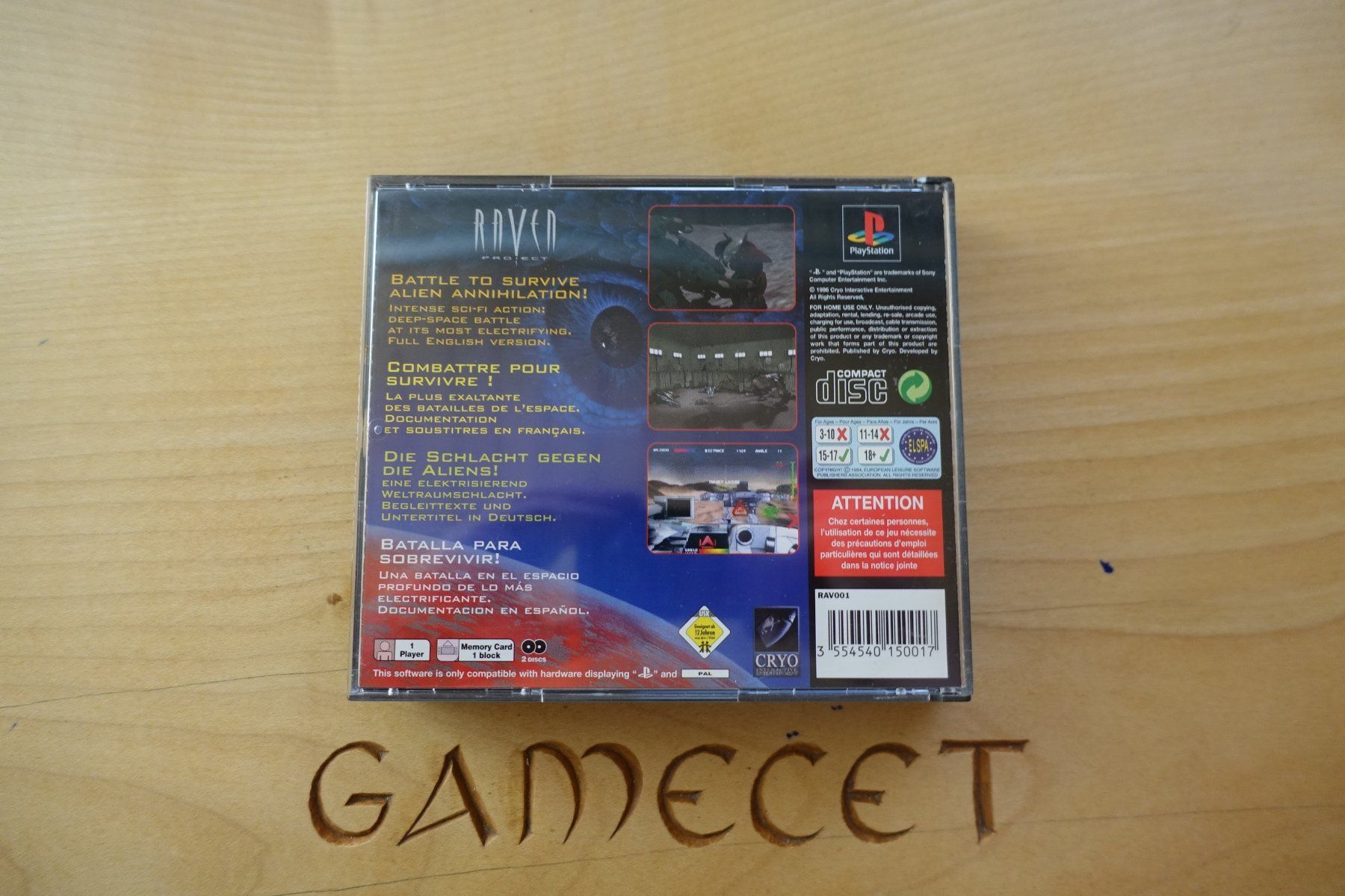 Sony Giochi: The Raven Project – Usato da Steinach venduto da Gamecet 2