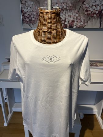 T-Shirt mit Strass-Motiv, Clarina Collection, 42
