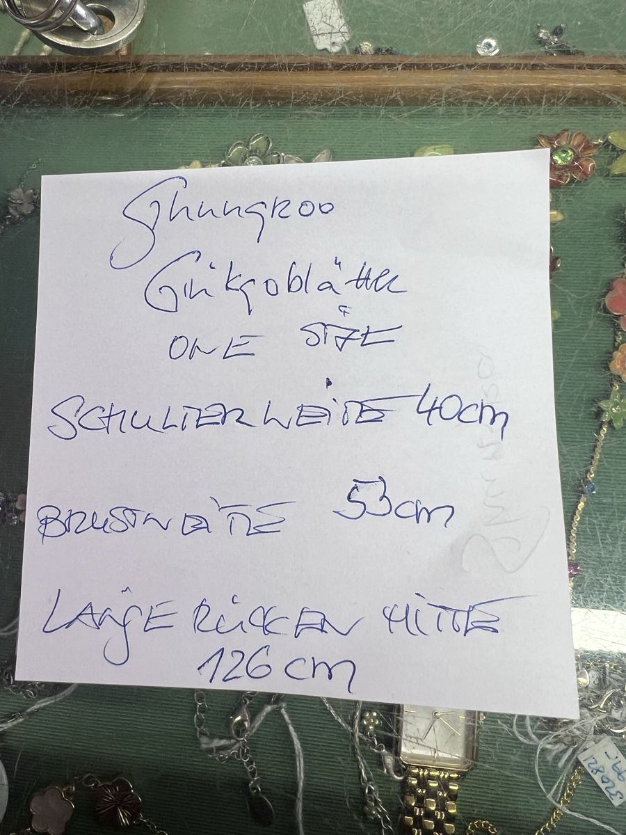 Vestiti: Kleid Glungoo Ginkoblättermuster Grösse: One Size – Nuovo e nell'imballaggio originale da Burgdorf venduto da puppennetz 2