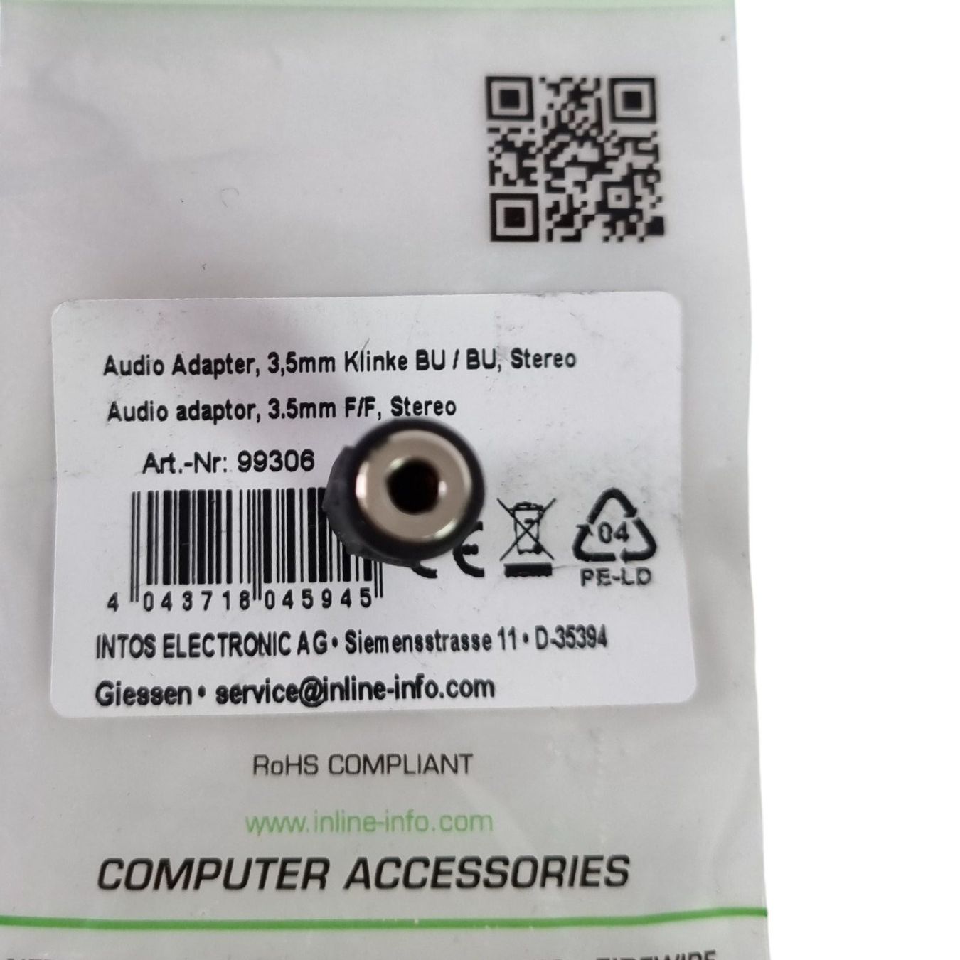 Unità & Adattatore: INLINE Audio Adapter – Nuovo (secondo la descrizione) da Wangen b. Olten venduto da Restwert_Wangen 2