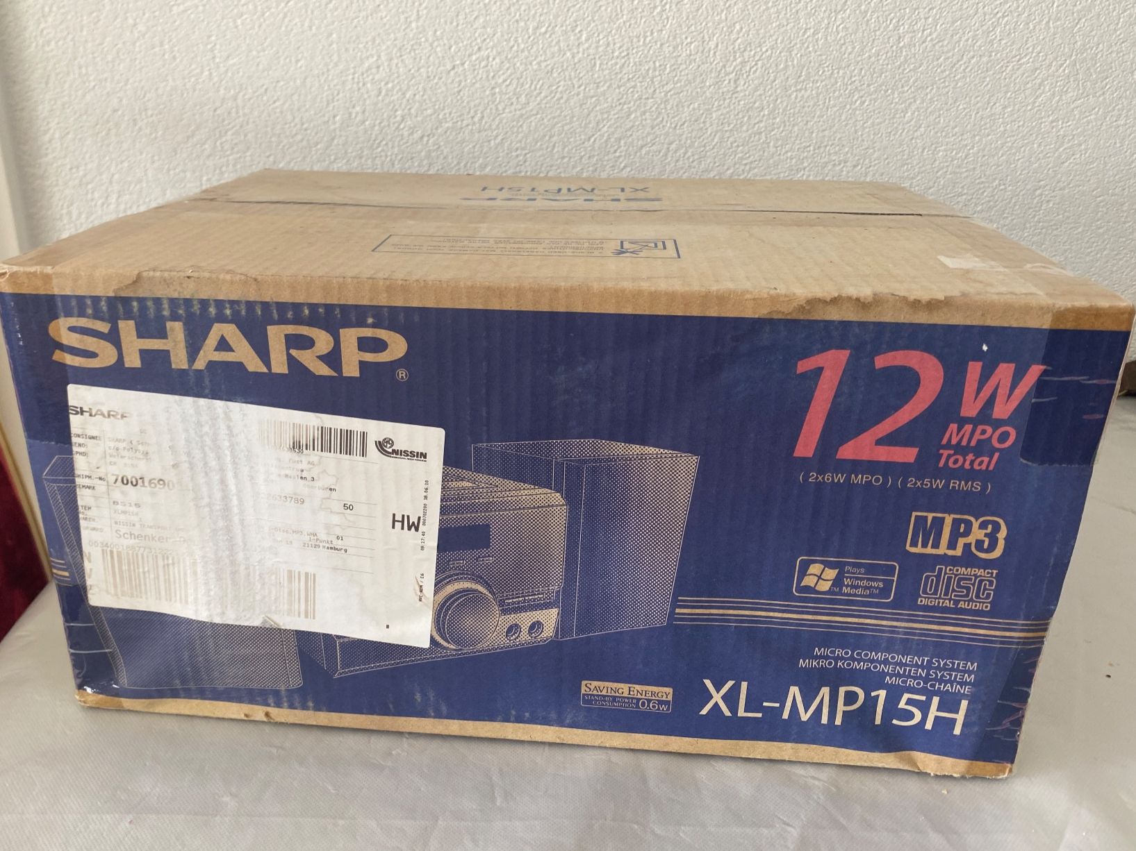 Sharp Audio- & Mediensysteme: Sharp XL-MP15H Microanlage CD MP3 neu OVP ungeöffnet – Gebraucht aus Nyon von dar_78qd 3