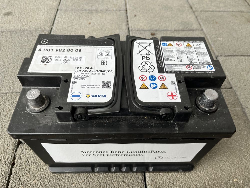 VARTA Autobatterie AGM 70Ah | Kaufen auf Ricardo