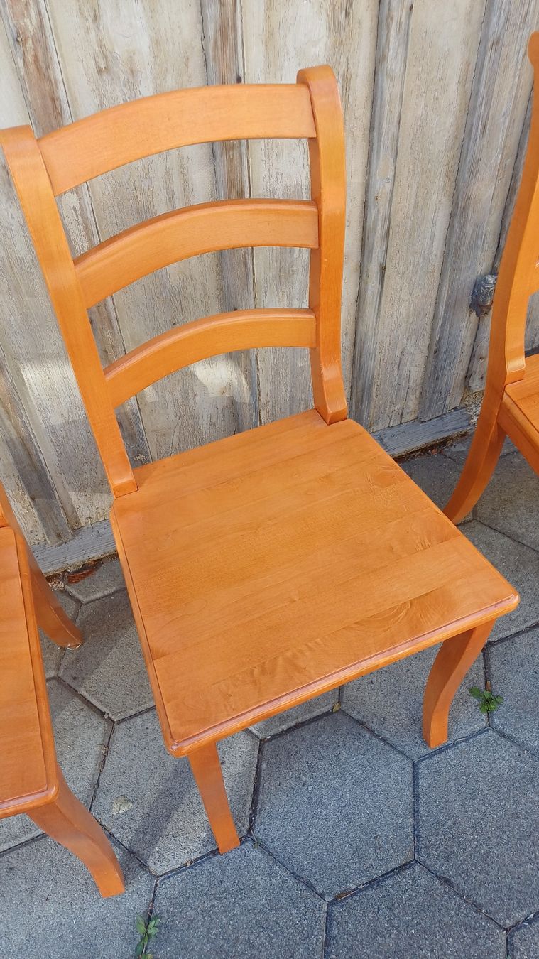 Holzartikel: 6 Biedermeier Stühle in Kirschbaumholz  – Gebraucht aus Flawil von Pinkmalibu 2