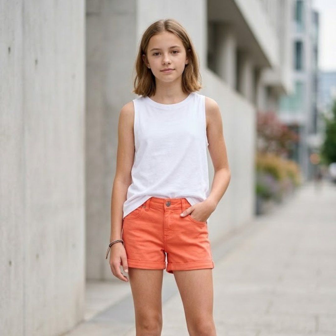 Kleiderpakete & -sets: Lot 2 shorts été fille 12 ans LOSAN – neufs avec étiquettes – Neu und originalverpackt aus Genève von BabyBabou 2