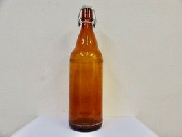 alte Bierflasche BIER FLASCHE GEEICHT 1963