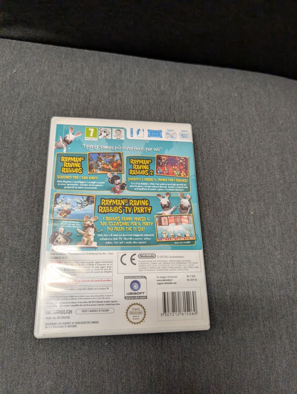 Giochi: Raving rabbids party collection Nintendo Wii – Usato da Giubiasco venduto da Ticinerd 1